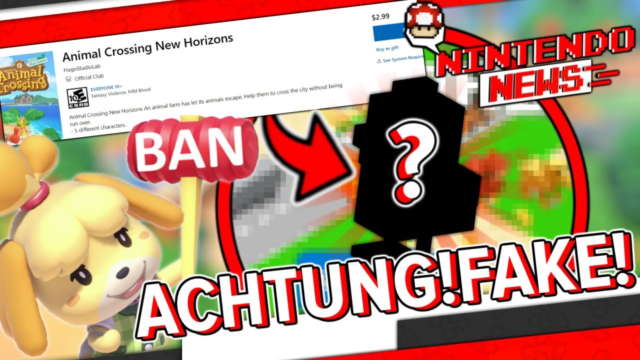 Fake Animal Crossing bei Microsoft! - NintendoNews