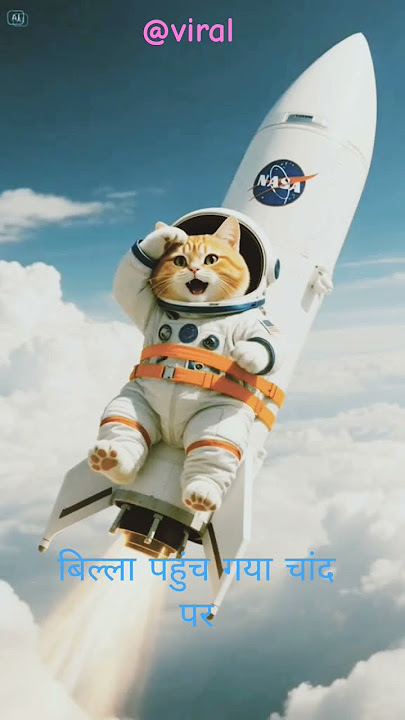 NASA भी रह गया हैरान! जब गांव का बिल्ला पहुंचा चांद पर! 🚀🔥         #funnyshortsfeed  #youtubesho