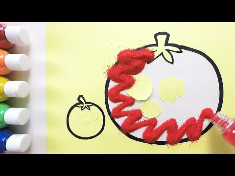 Big Tomato and Small Tomato coloring &amp;<strong>amp</strong>; <strong>drawing</strong> ㅣ 토마토 그리기 색칠하기