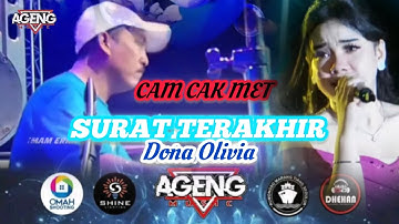 CAM KY AGENG - SURAT TERAKHIR - DONA OLIVIA #agengmusic #2025 