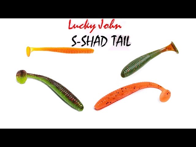 Съедобный виброхвост Lucky John S-Shad Tail