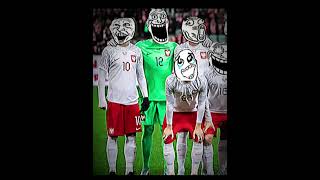 Poland 2022-1974 Troll Face Squad football poland shorts