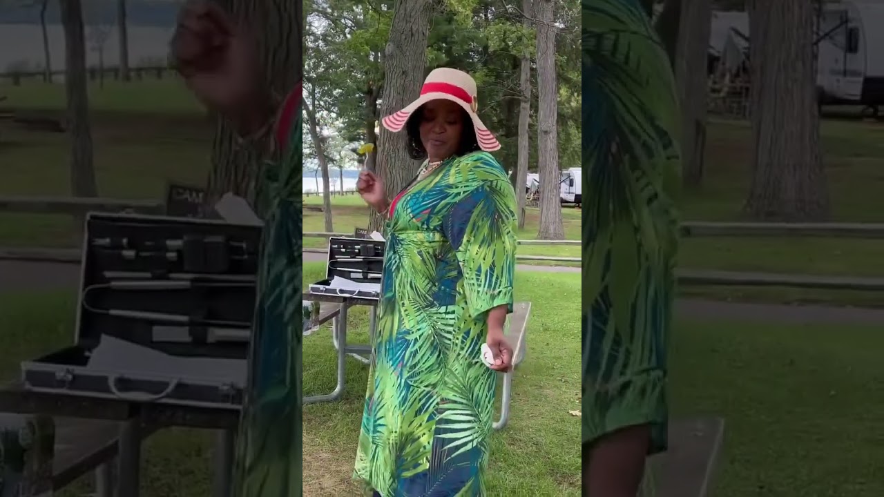 Family Cookout at Sylvan Beach!🎤#beach #funny #karaoke #family #love #music #singer #steak #cookout