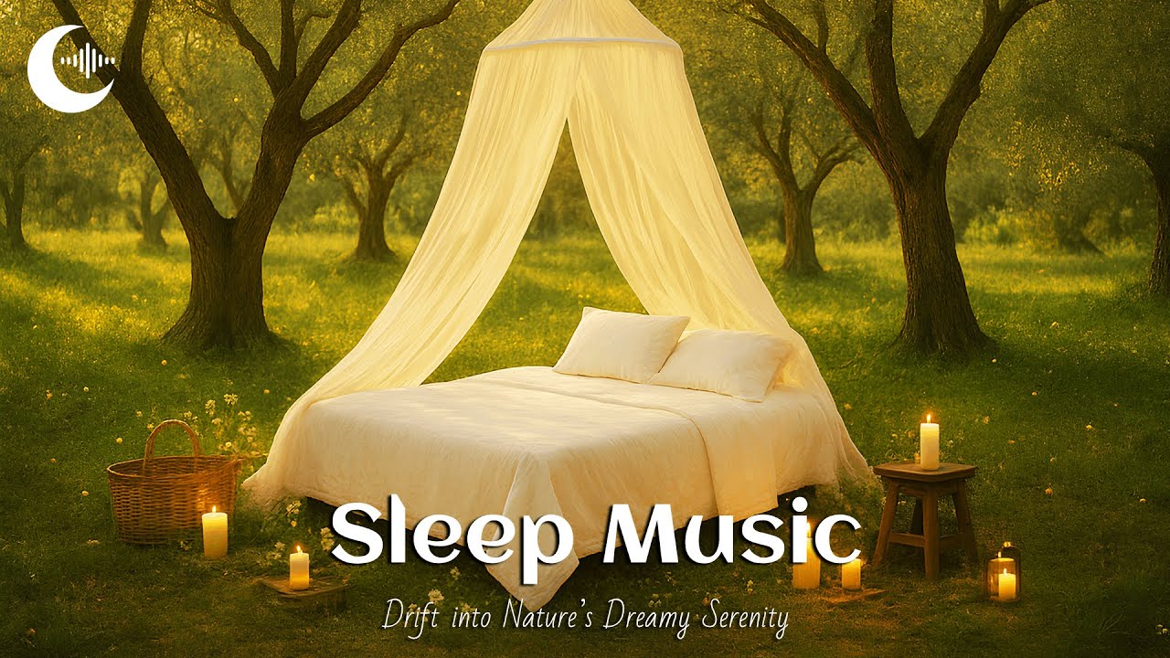 Relaxing Sleep Music with Garden Serenity 🌸 Piano for Deep Sleep ...