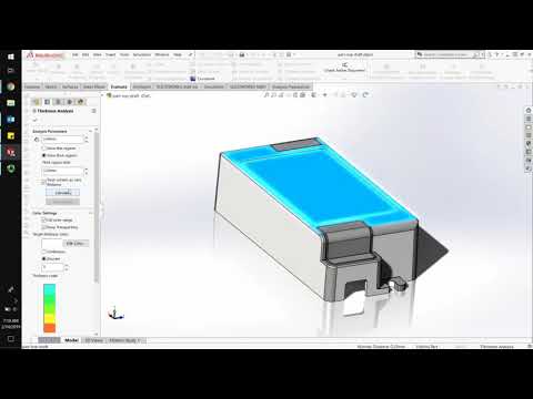 Thickness Analysis in SolidWorks Tutorial