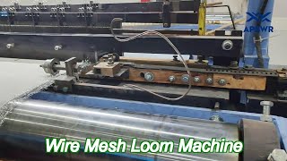 rapid production cnc wire mesh loom machine heavy duty auto cutting 1600d