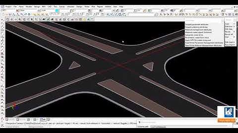 12d Model 31 Áp kết cấu cho đảo, dãi phân cách, mặt đường cho nút ngã tư phức tạp