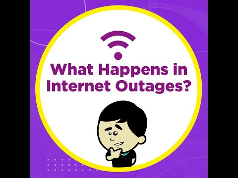 What could cause an outage on your Internet connection?