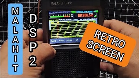 MALAHIT DSP2 - CHANGE RETRO SCREEN COLOUR & AUTO SEARCH