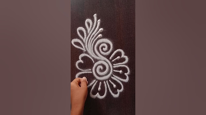 daily use rangoli | rangoli | rangoli design | muggulu | freehand rangoli | rangoli kolam | रांगोळी