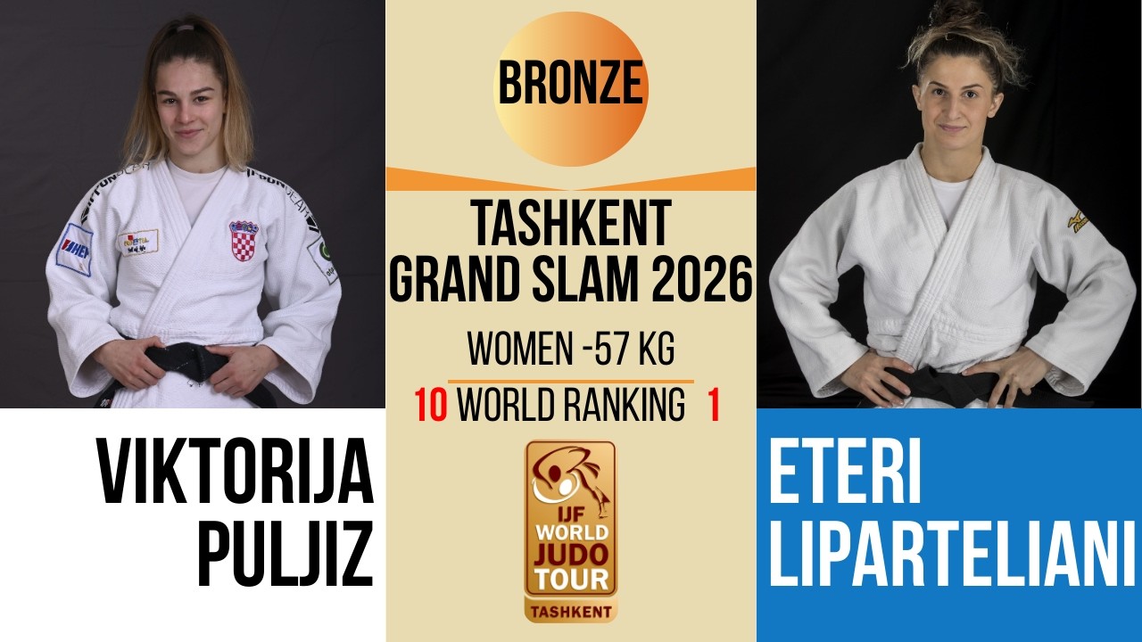 Ana Viktorija PULJIZ VS Eteri LIPARTELIANI | Tashkent Grand Slam 2025 | BRONZE -57 kg