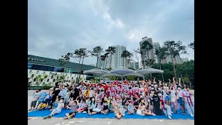 코로나 극복 유현멘토 태어로즈 태권도 영웅단 시범 공연