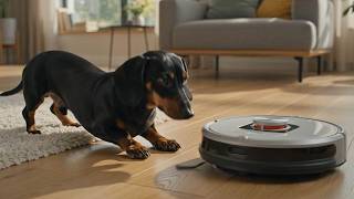 Mini Dachshund vs Roomba: The Ultimate Showdown 🐶🤖