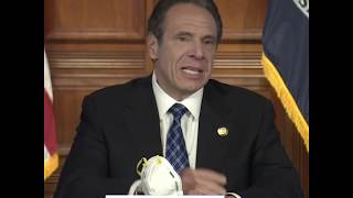 New York Gov. Andrew Cuomo reads Kansas farmer's letter who donated extra N95 mask | ABC News