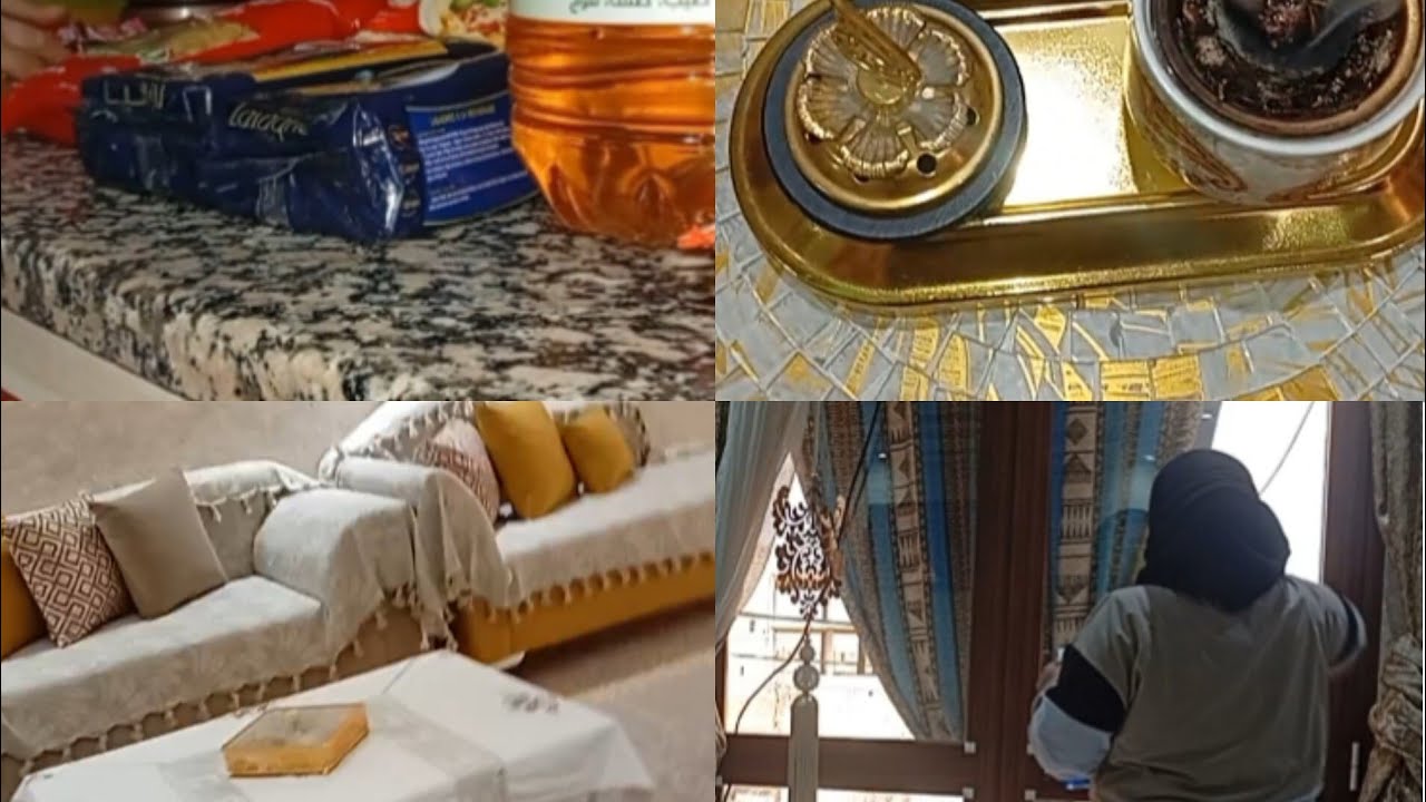 فديو مشتريات وتنضيفات 🌛🌛رمضان واخيرا كملنا التنضيفات💪👍❤️😚