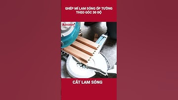 Ghép mí lam sóng ốp tường | Thi công tấm nhựa ốp tường