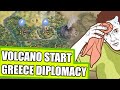 Volcano Starts are CURSED - Civ 6 Greece Diplomatic game