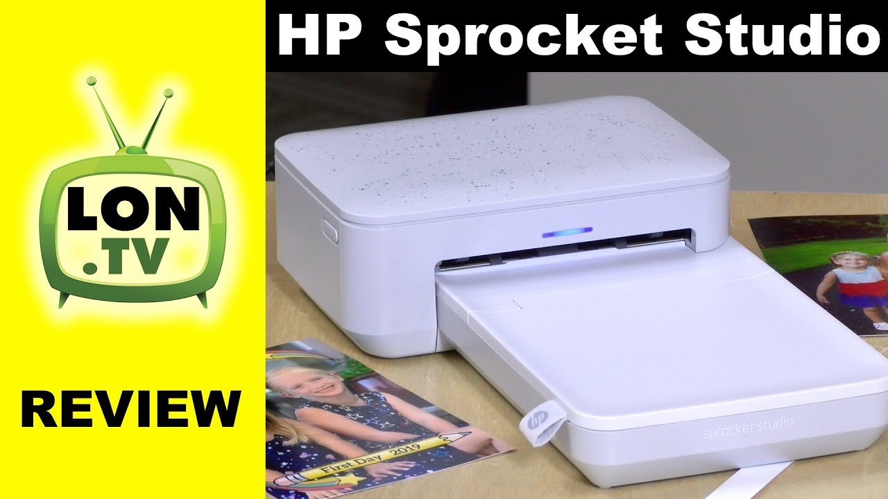 HP Sprocket Studio Review - Dye Sub Photo Printer - YouTube