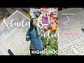 study vlog + ganpati visarjan ! 🤍 CLASS 10TH | Life of INDIAN HIGHSCHOOL GIRL | notes, revision 💌 |