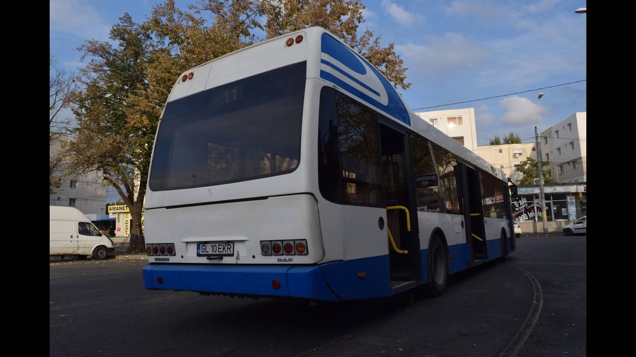Autobuzele DAF Berkhof SB250 din Galati
