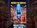 Election Result 😱 Induction Jeet Gaya! Gas Cylinder Hua Shocked 🔥#shorts #funny #comedy #fun #story