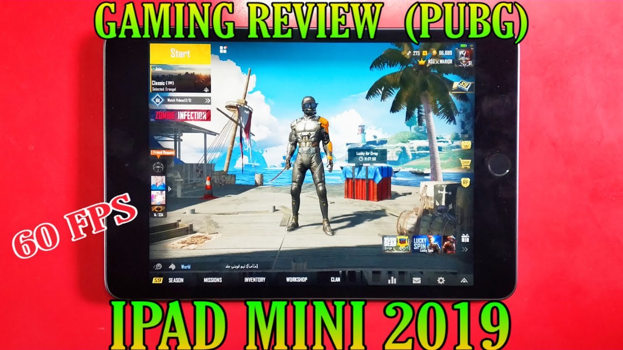 IPAD MINI 2019 GAMING REVIEW AND PUBG GAMEPLAY TEST