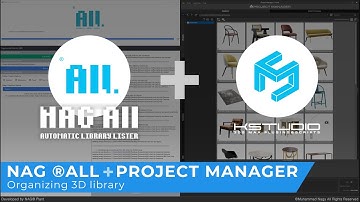 Organizing 3D library using NAG ALL and Project Manager for 3ds Max