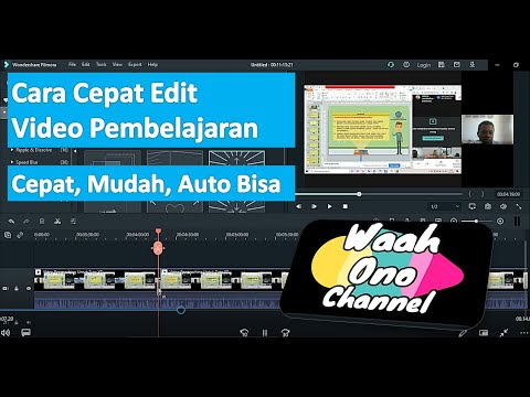 Tutorial Mengedit Video Pembelajaran di Filmora (Untuk Pemula), Mudah