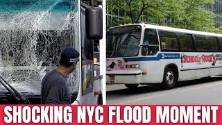 INSANE NYC Flood: Water EXPLODES Into Public Bus—You Won’t Believe This Viral Footage!