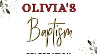 Olivia Baptism Function live