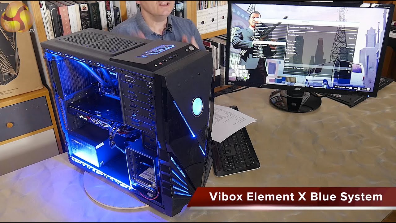 Vibox Element X Blue System Review 