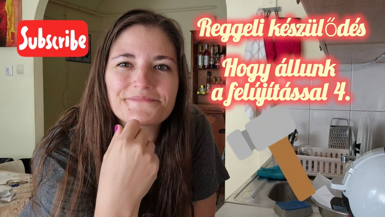 Hogy állunk a felújítássa 4.// reggeli készülődés //#innovation #renovation 