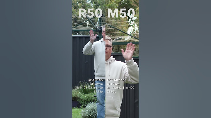 Canon R50 & M50 4K Video Comparison #canonr50 #R50vsM50 #4k