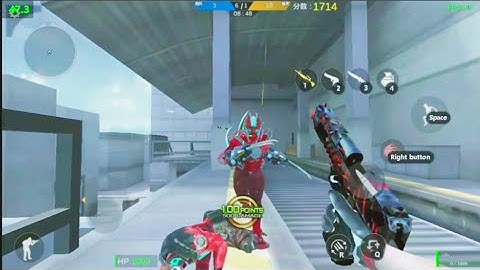 CROSSFIRE ANDROID OFFLINE | HERO MODE EXTREME HMX SPACE MAP BOT MATCH OFFLINE FPS  ANDROID GAMEPLAY