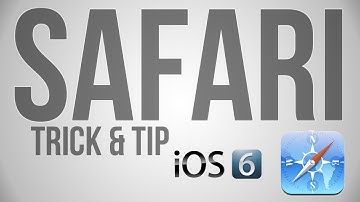 Safari trick & tip for iPhone 5 (IOS6)