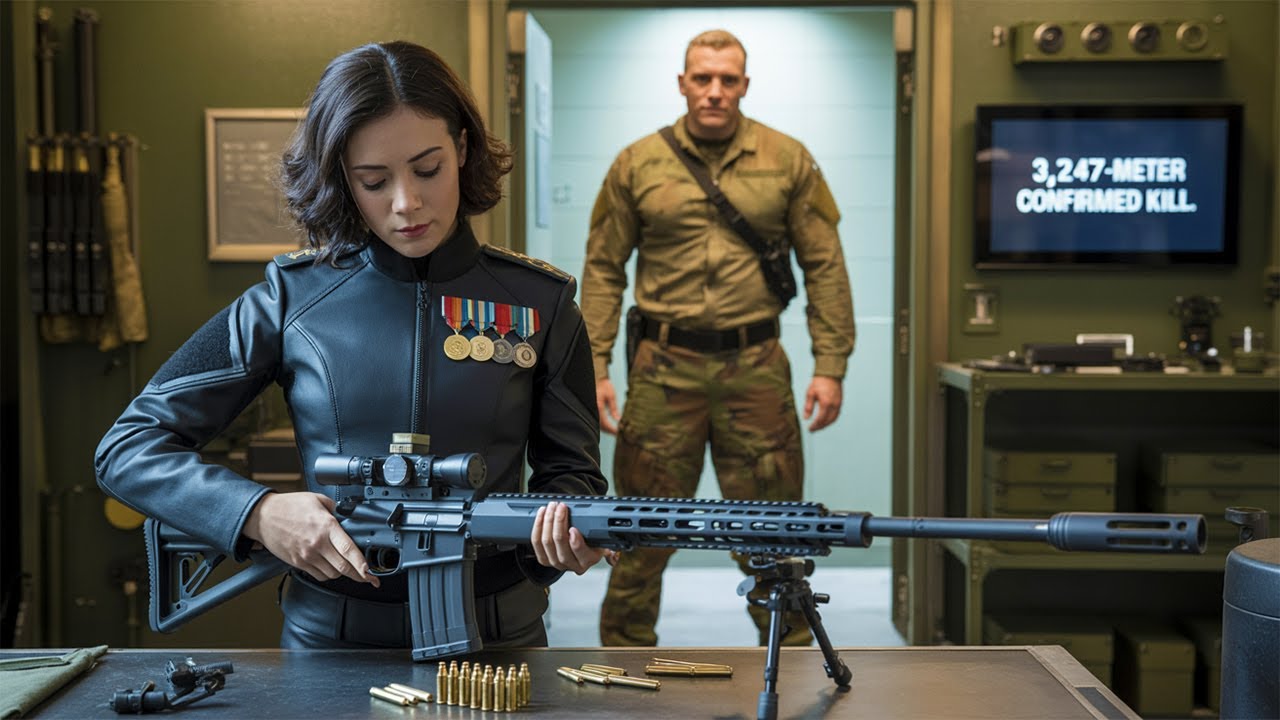 Il comandante SEAL la vide pulire la Barrett .50… poi scoprì il suo record a 3.247 metri