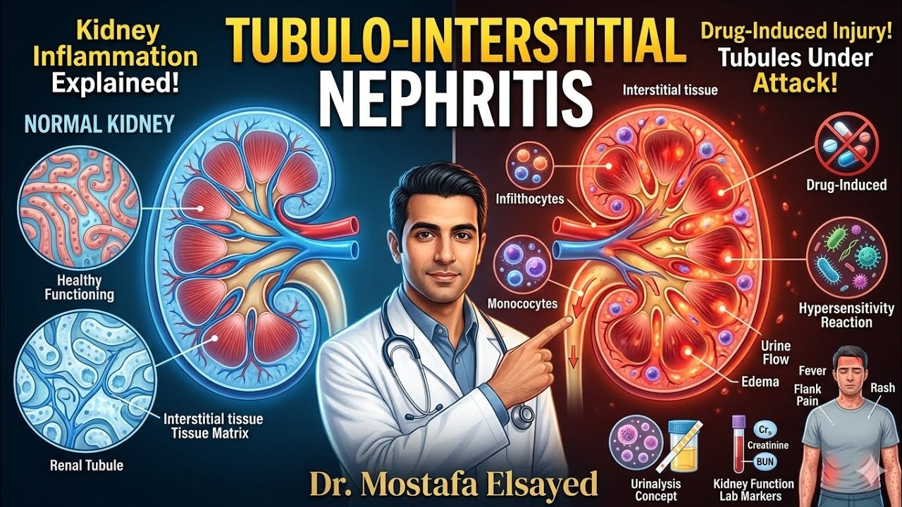 Tubulo-interstitial disease part 1 شرح