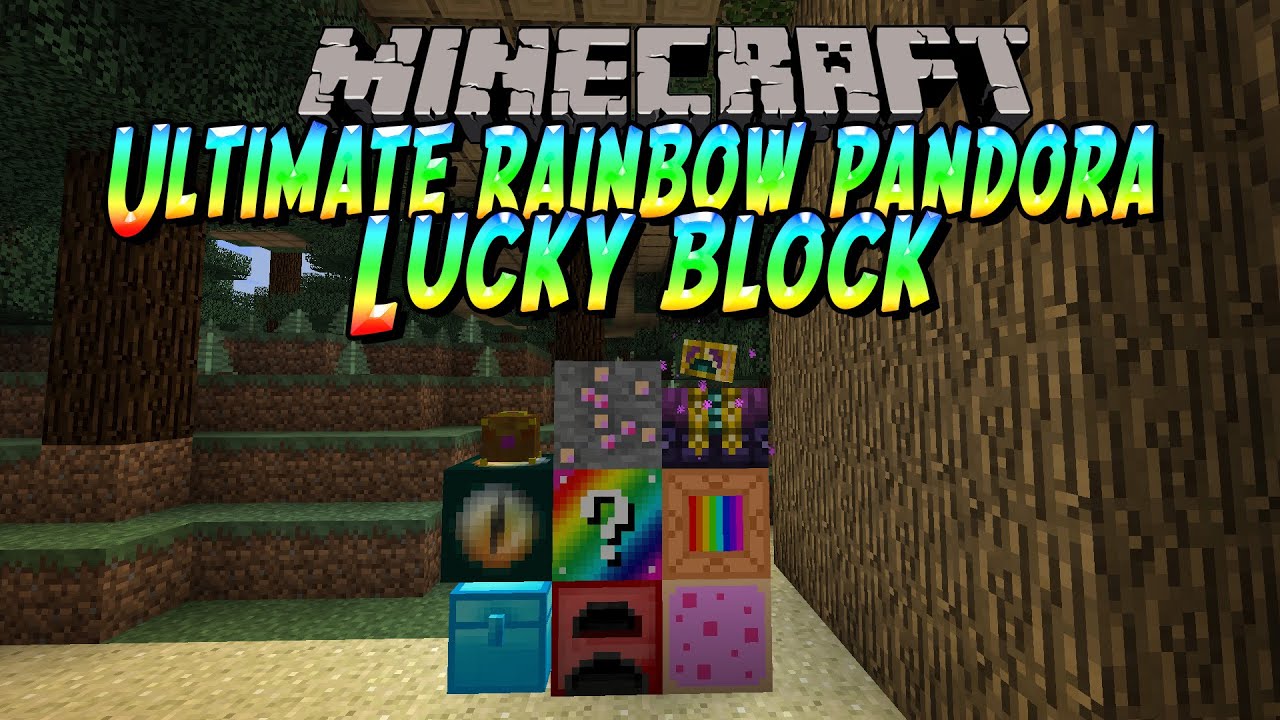 Fr Ultimate Rainbow Pandora Lucky Block Minecraft 1 7 10 Youtube - roblox lucky block mod 1.7.10