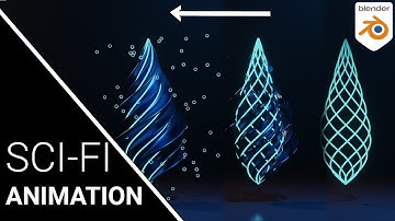 Blender 3D - Create this Magical SCI-FI Animation in EEVEE | Blender Beginner Animation Tutorial