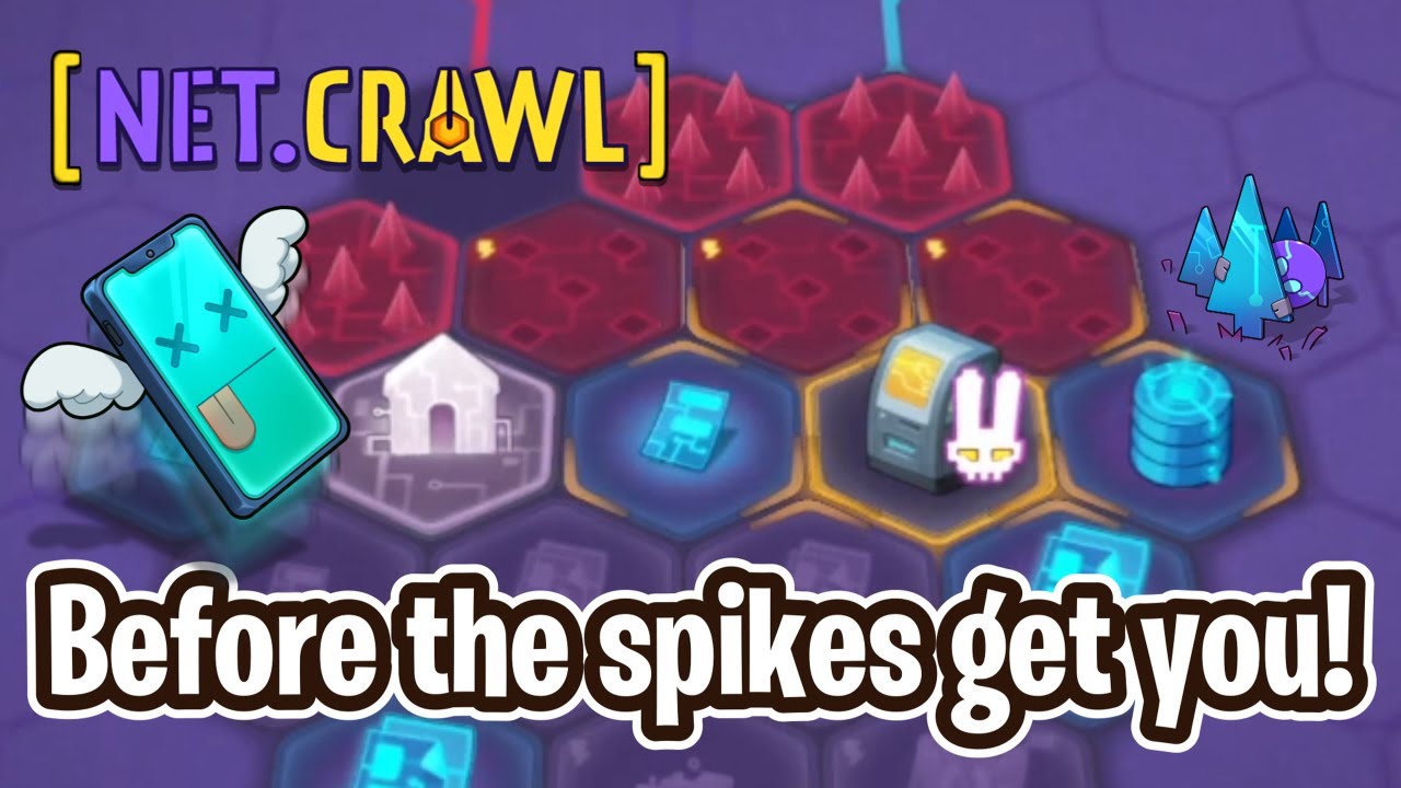 It's a hybrid of deckbuilding and puzzle roguelike [NET.CRAWL]