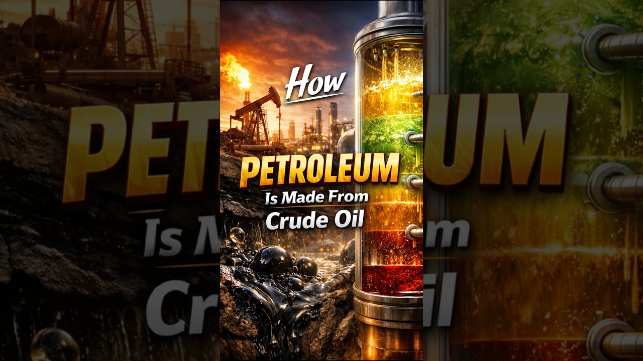 This Is How Crude Oil Turns Into Petrol! 
