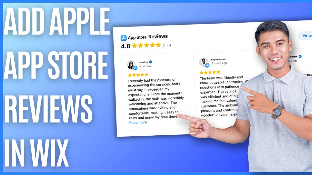 How to Add Apple App Store Reviews in Wix [For FREE] - YouTube