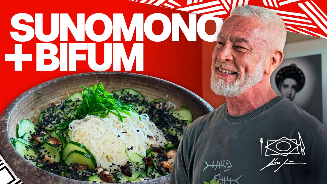 Sunomono com Bifum: salada leve e refrescante | Alex Atala