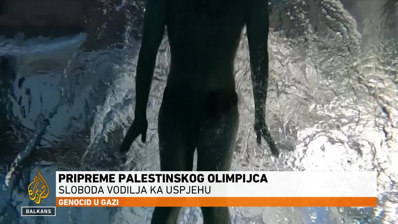 سباح فلسطيني يدافع عن شرف وطنه في أولمبياد باريس