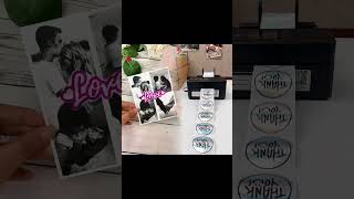 DIY a Valentine’s day card with me!Using Phomemo M02 label maker