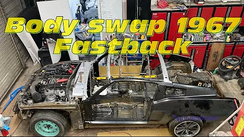 1967 mustang body swap