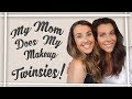 MY MOM DOES MY MAKEUP USING HER OWN BEAUTY PRODUCTS!