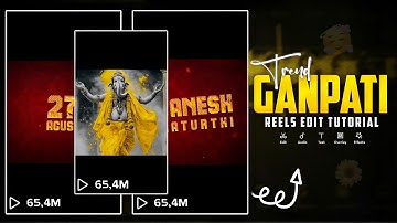 Trending Ganesh Chaturthi Video Editing Vn Tutorial | Ganpati Bappa Viral Video Editing Vn App