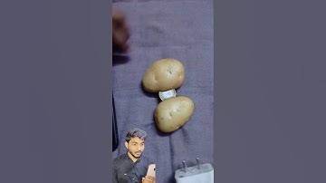 respect 😱🔥l Mobile charge with potato #experiment #science #tiktok