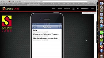 iOS Testing with SauceLabs Appium Cucumber Demo